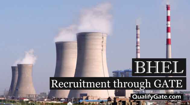 BHEL Recruitment through GATE