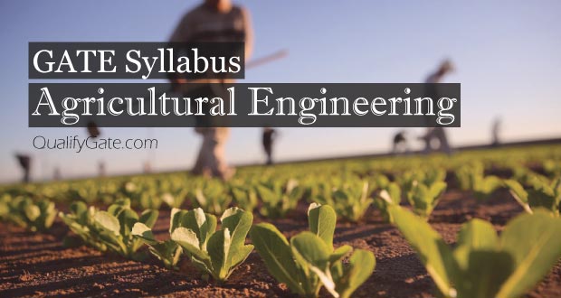 GATE 2021 Syllabus for Agricultural Engineering