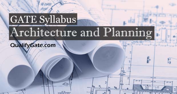 GATE 2021 Syllabus for Architecture and Planning‌