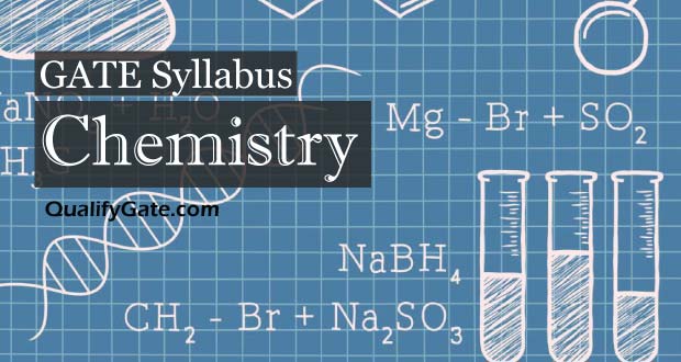 GATE 2021 Syllabus for Chemistry
