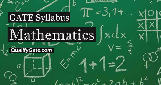 GATE 2021 Syllabus for Mathematics