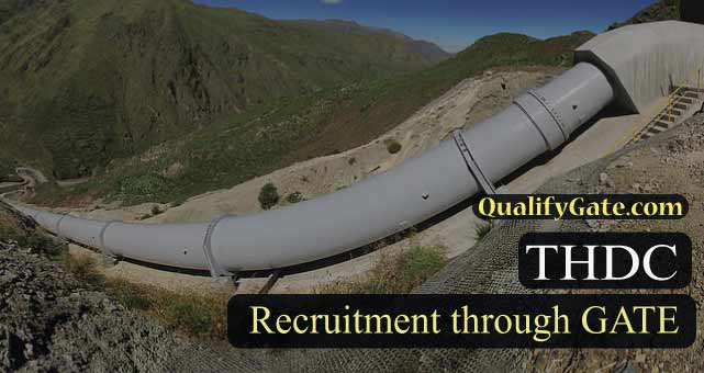 THDC Recruitment through GATE 2018