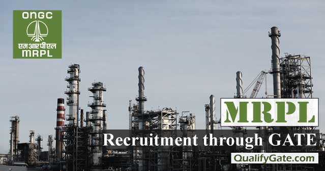 MRPL Recruitment through GATE 2019