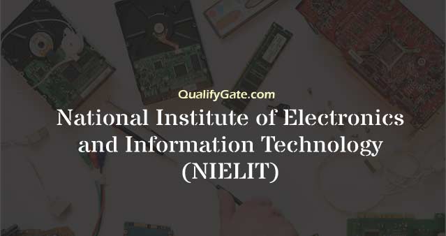 NIELIT Recruitment 2018