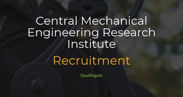 CMERI Recruitment 2018