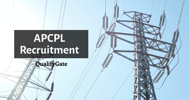 APCPL Rrecruitment 2020 through GATE 2019
